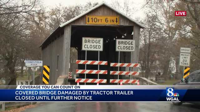 Truck hits Pennsylvania covered bridge that dates back to 1800s - Vimarsana News