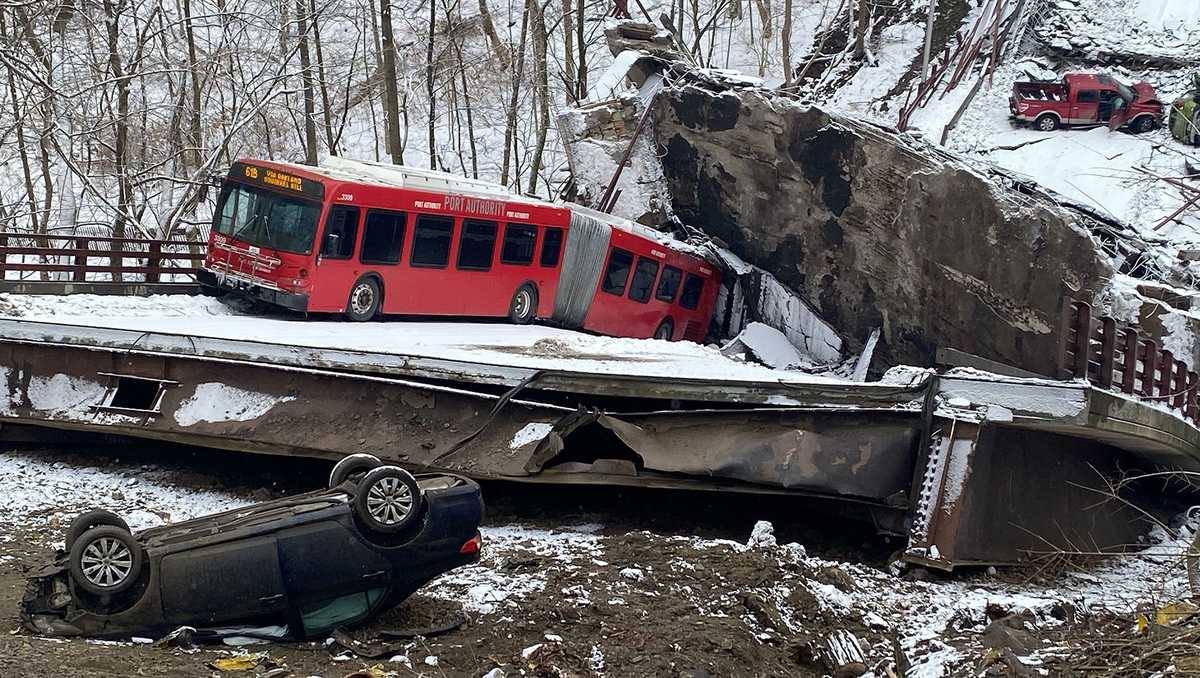 Pittsburgh bridge collapses ahead of Biden visit on infrastructure