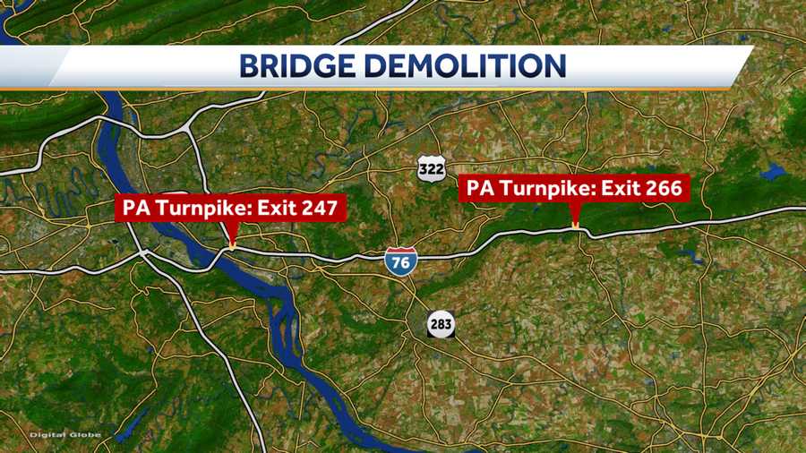 Turnpike closure starts at midnight Sunday in Dauphin County