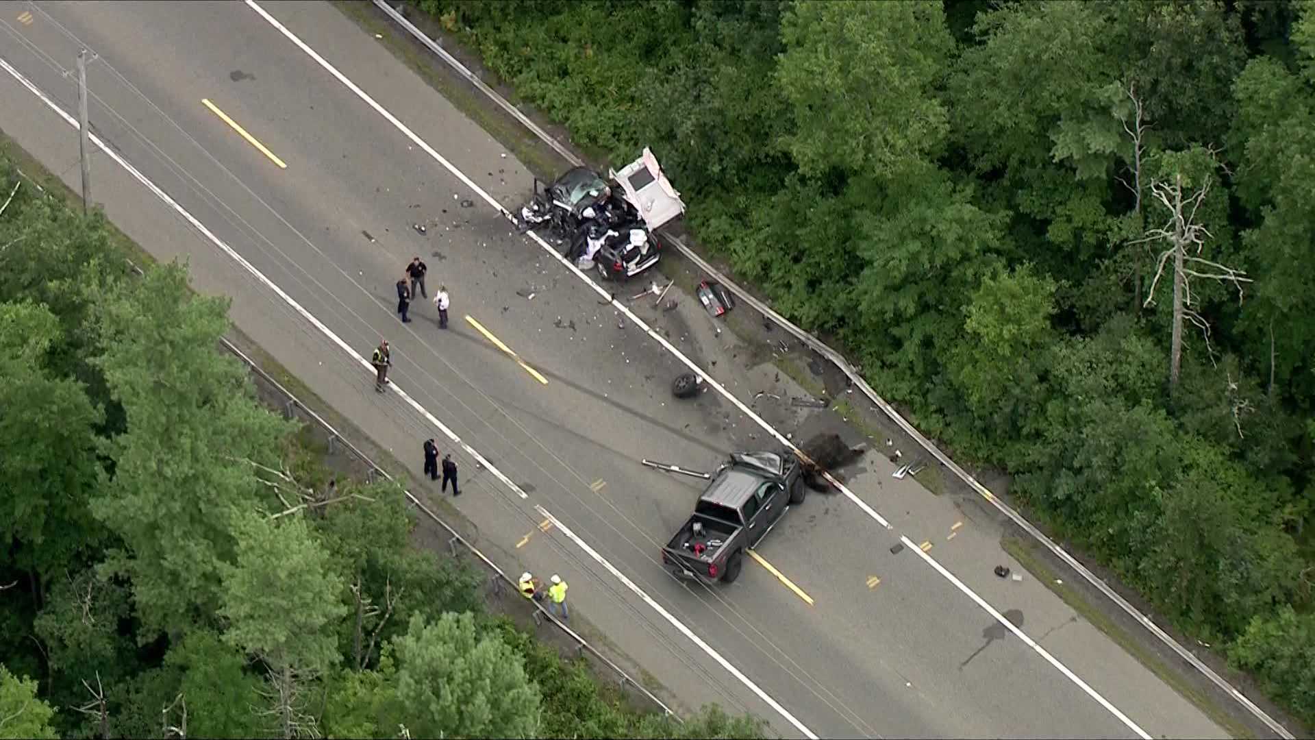 Driver Seriously Injured, Car Mangled In Bridgewater Crash On Route 28