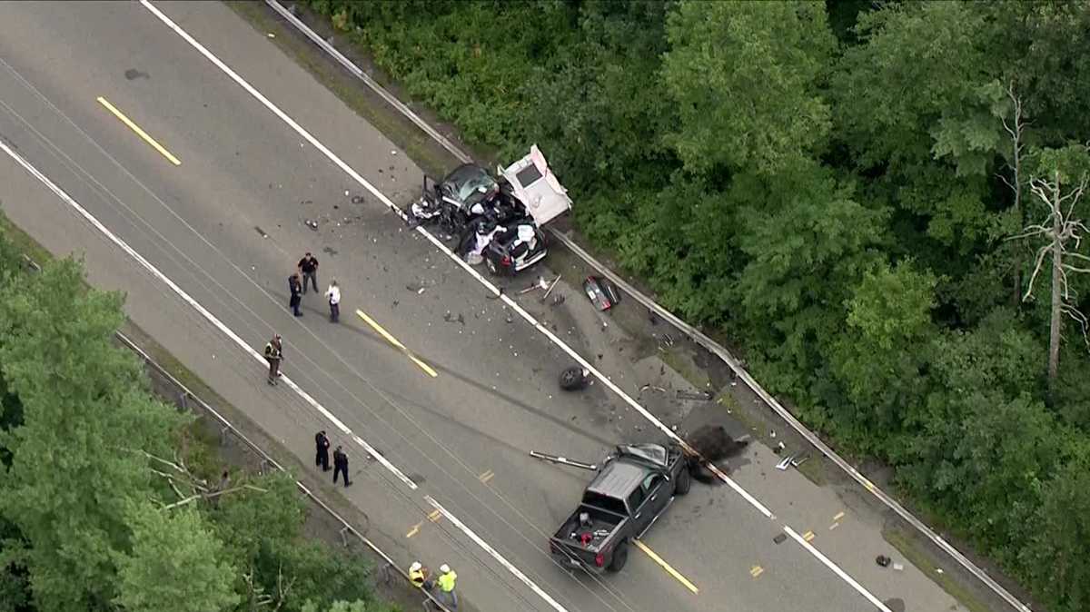 Driver seriously injured, car mangled in Bridgewater crash on Route 28