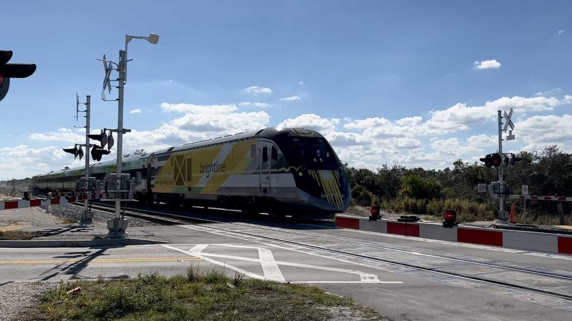 Brightline continues high-speed testing in Florida