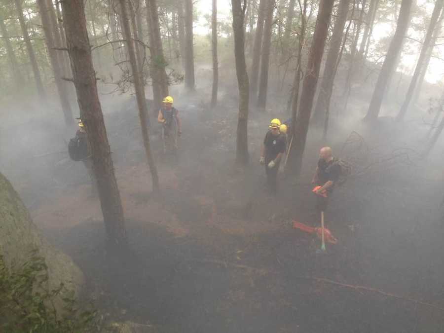 Firefighters fight underground fire in Bristol