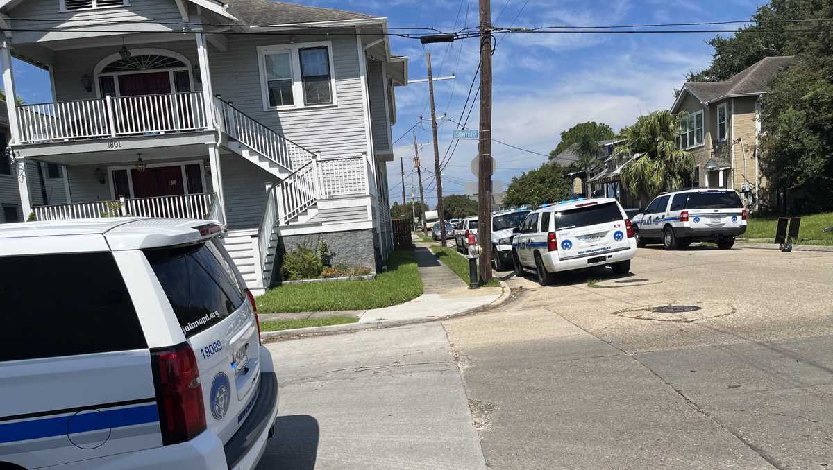 New Orleans Broadmoor heavy police presence