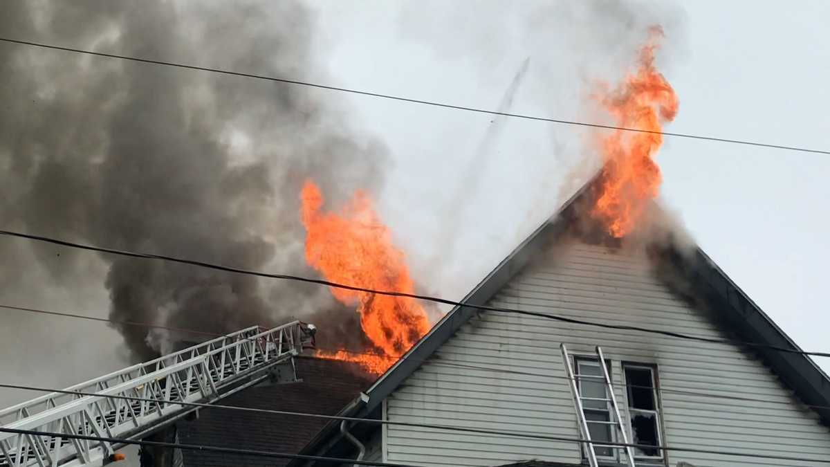 2 Brockton firefighters injured, 11 displaced by house fire