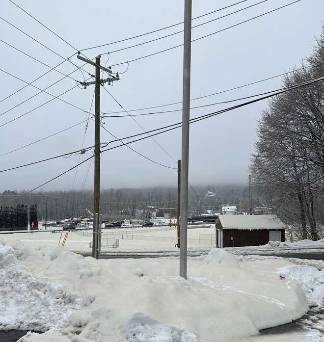 Rumford brown snow