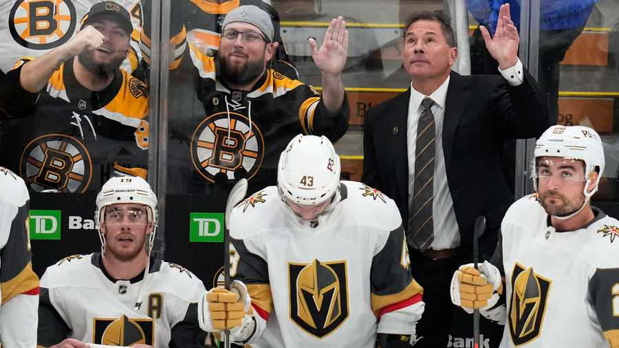 Golden Knights defeat Bruins in Cassidy's Boston return