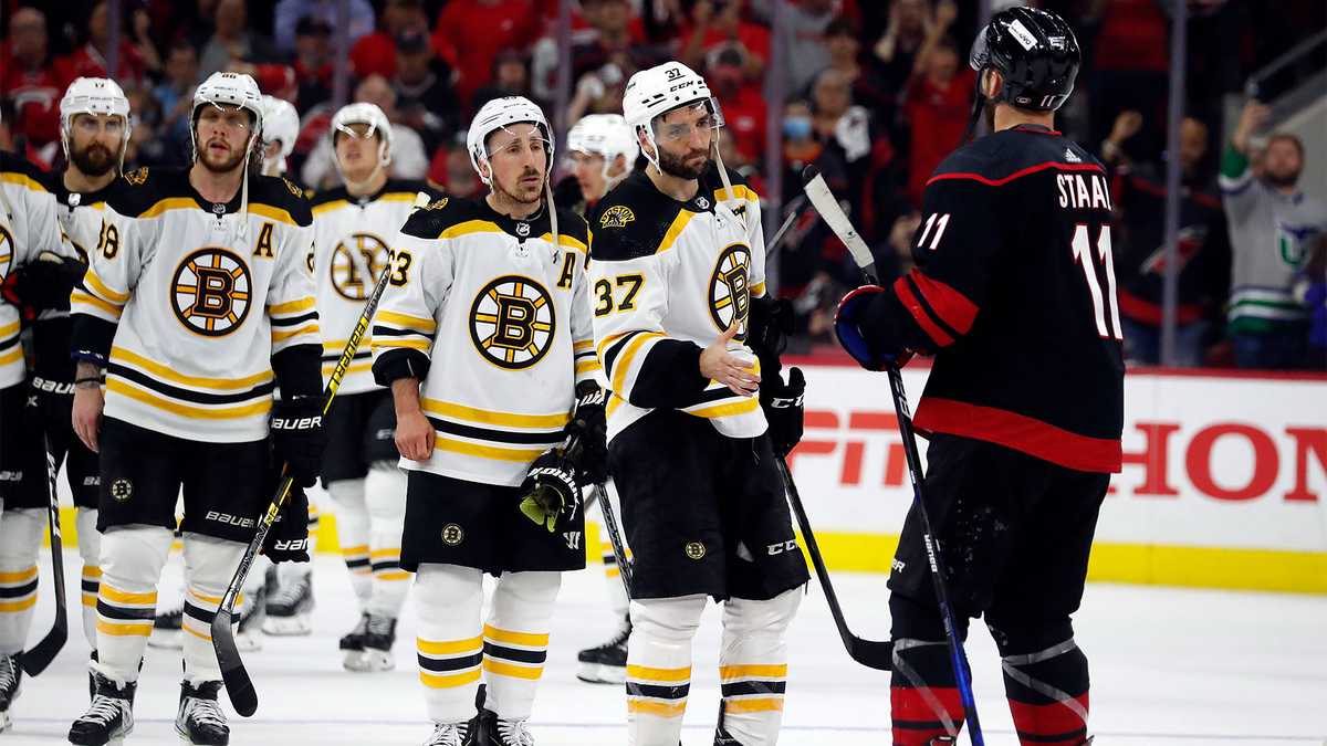 NHL playoffs: Hurricanes beat Bruins in Game 7 behind Max Domi