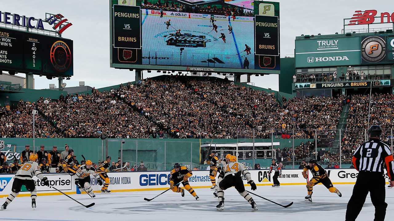 2023 Winter Classic Bruins beat Penguins 2-1 at Fenway Park
