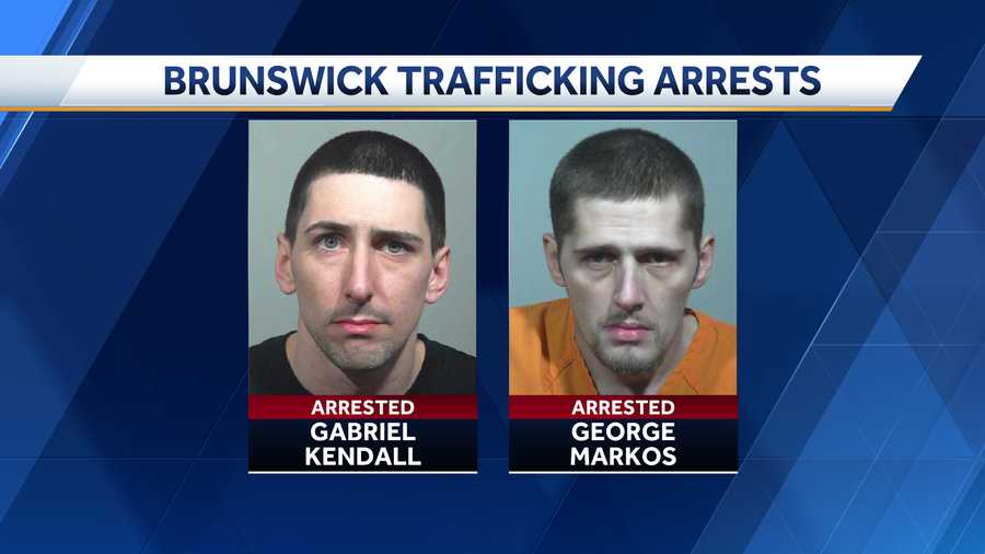 Two men arrested for allegedly trafficking drugs out of Brunswick apartment