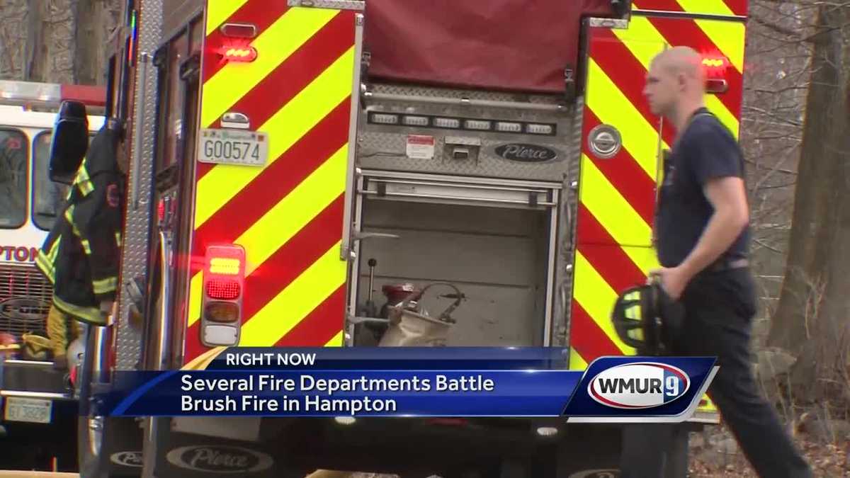 Fire departments battle brush fires, warn of dry conditions