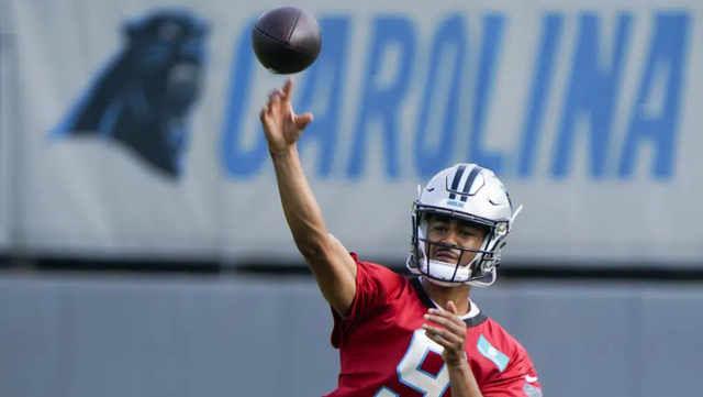 Young named QB1 on day one of Panthers training camp