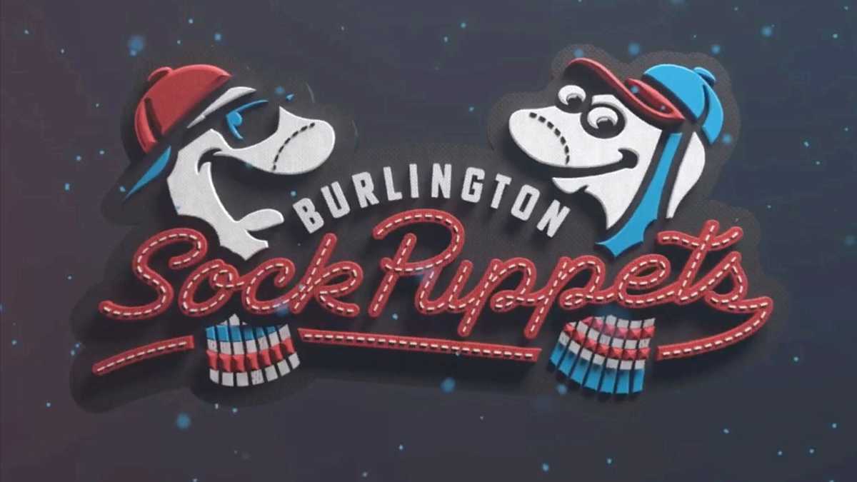 Burlington Baseball unveils new branding the Sock Puppets