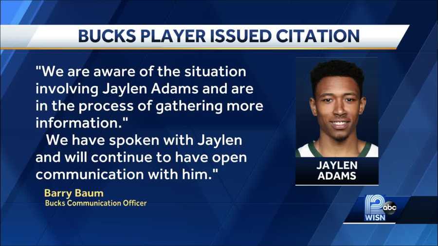 Bucks statement on Jaylen Adams
