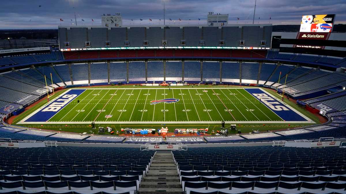 Picture of Highmark Stadium in Western New York where the Buffalo