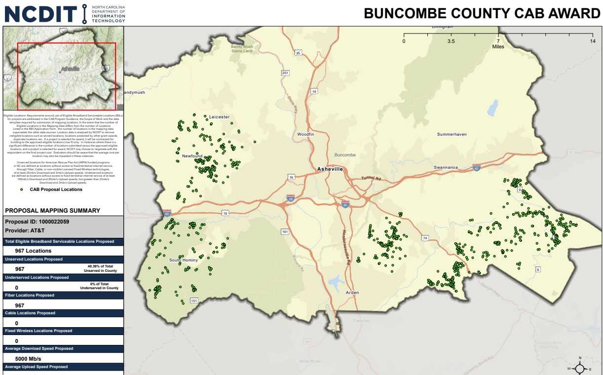More homes and businesses will - Buncombe County High Speed Internet Map 66918cf997b2f