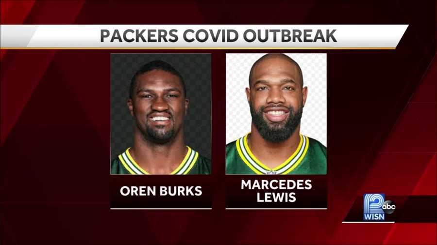 Photo is of Oren Burks and Marcedes Lewis, who are on the Packers reserve list