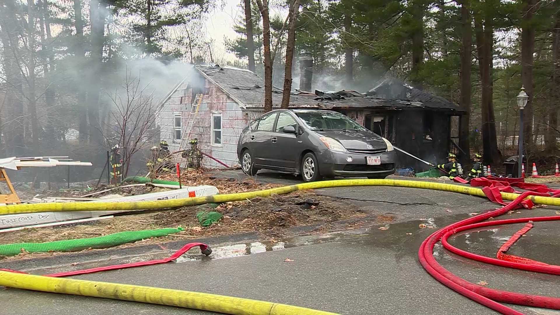 Massachusetts Brush Fires Spread To Homes In Some Towns