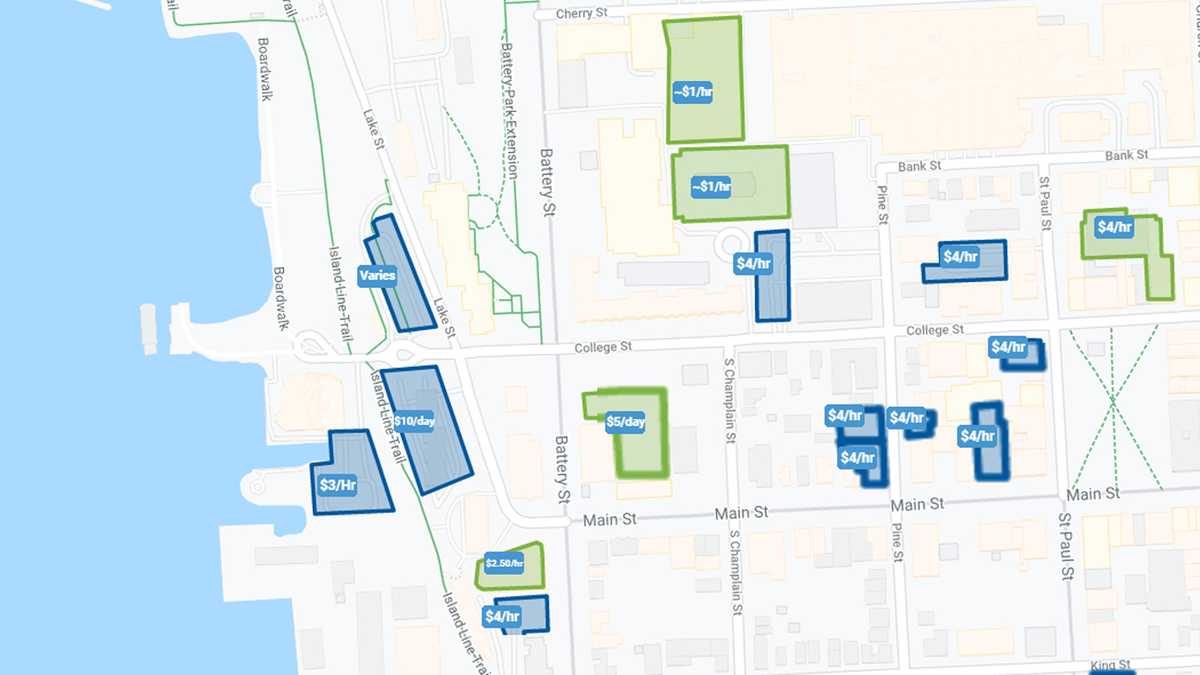 Struggling to find parking in Burlington? This interactive map can help