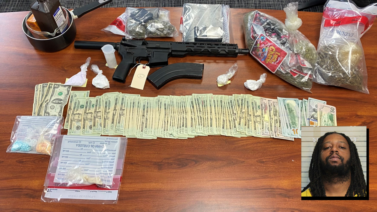 Deputies: Fairfield man arrested on drug charges, money and gun also seized