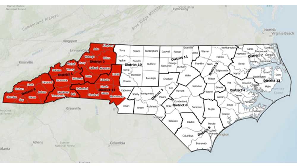 North Carolina More counties added to burn ban list