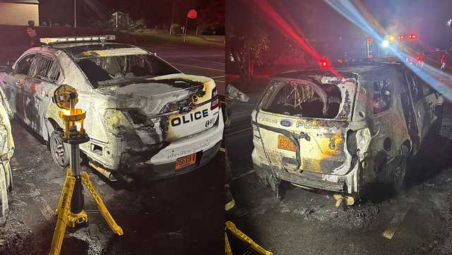 North Carolina: police cars torched, police looking for suspects - Vimarsana News