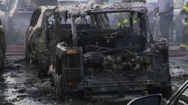 Massive Fire At Dolphins Game Destroys Several Cars, Authorities