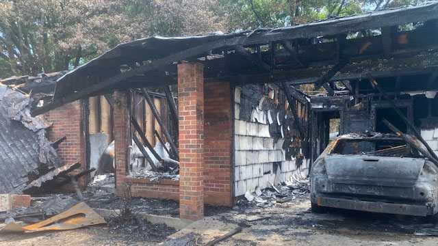 Jackson woman says home destroyed while she waited for help to arrive