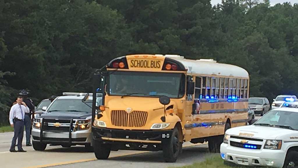 Suspect in custody, gun recovered after stolen school bus chase in ...