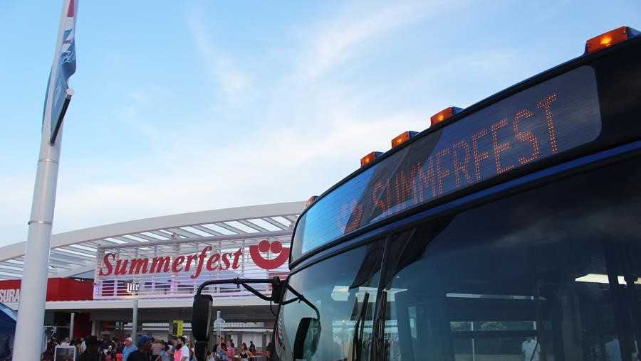 Summerfest buses are back