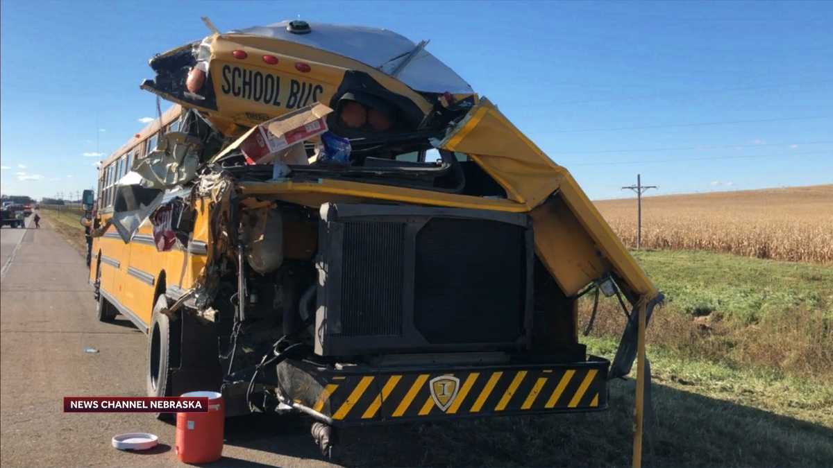 Truckschool bus crash in Northeast Nebraska injures at least three