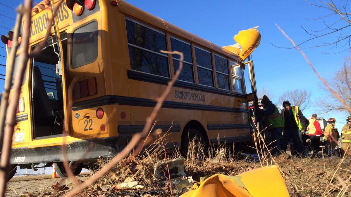 Photos: Sanford school bus crash