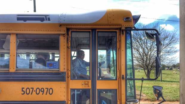 School bus driver Ron Hawkins
