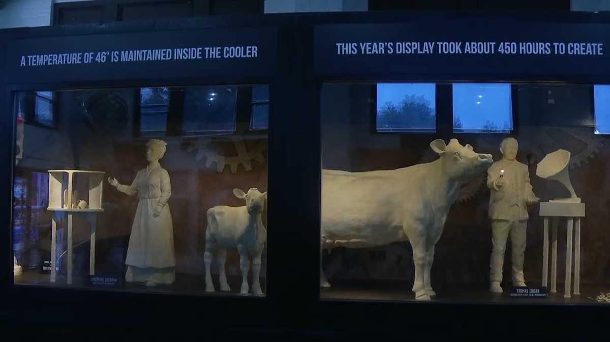 Butter cow sculpture unveiled as Ohio State Fair kicks off Wednesday