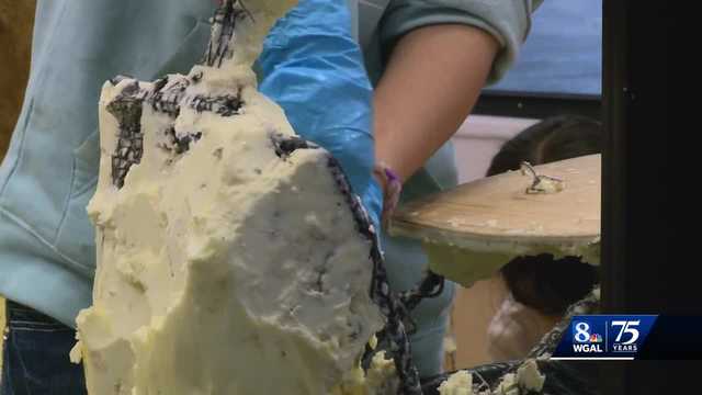 Butter sculpture from 2024 PA Farm Show is recycled - Vimarsana News