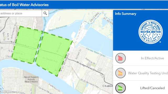 Boil water advisory issued for Lower 9th Ward and surrounding neighborhoods - Vimarsana News