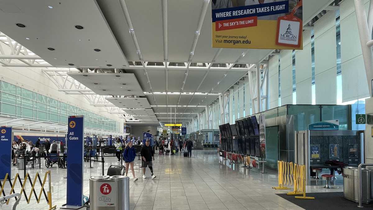 TSA line wait times subside at BWI