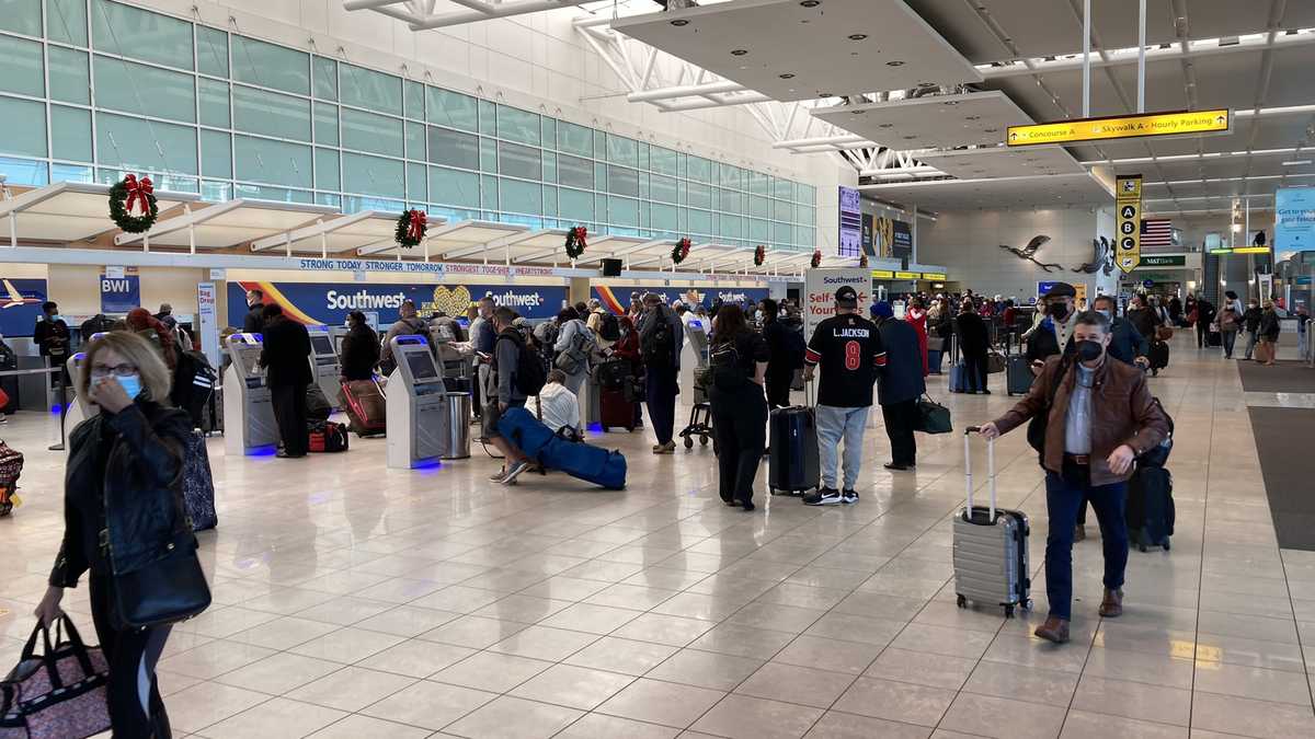 BWI-Marshall mainly escapes nationwide holiday travel woes