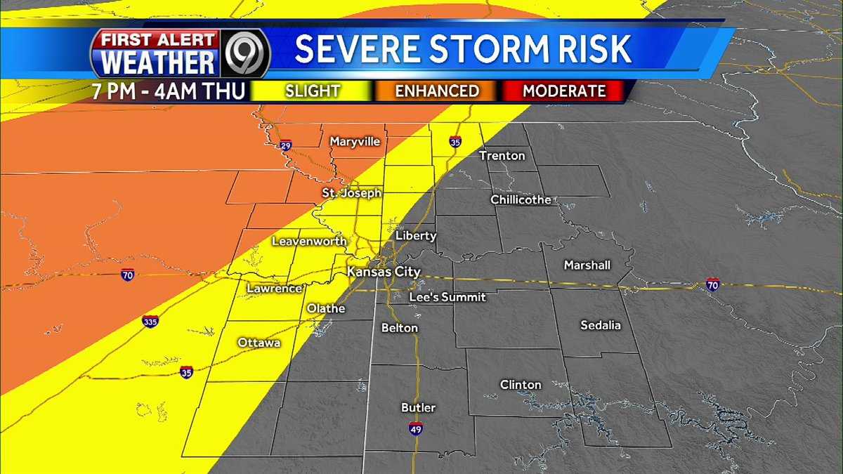 First Alert: Severe Thunderstorm Possible Through First News