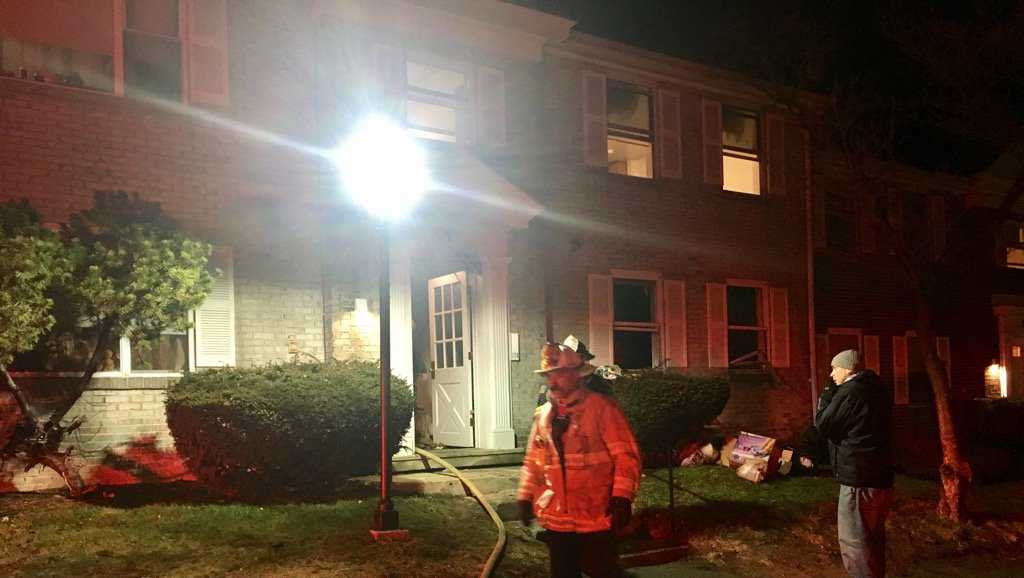 Two people taken to hospital after fire in senior housing complex