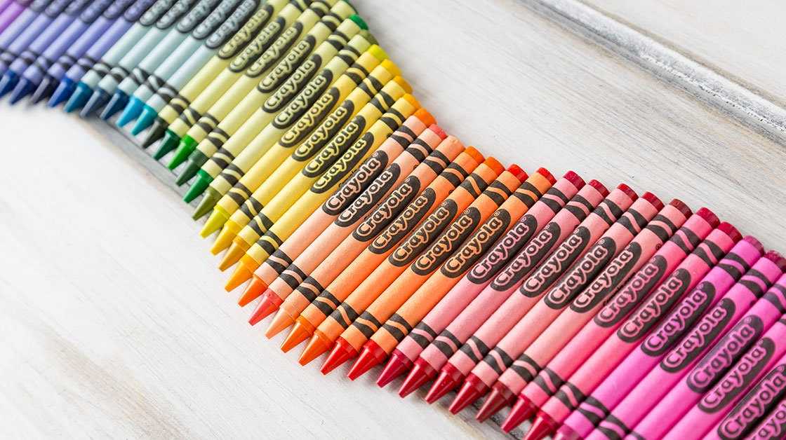 And the Crayola crayon getting cut is