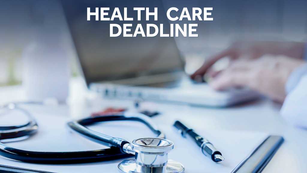 Important health care deadline approaching