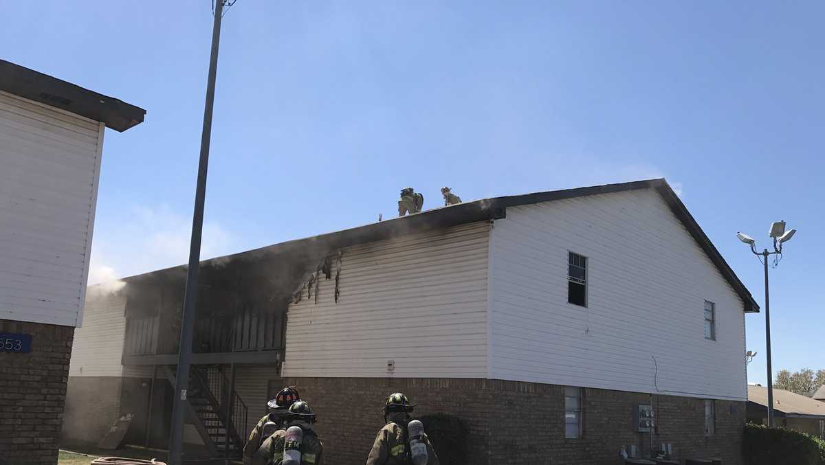 Crews battle fire; police investigate stabbing at west OKC apartment ...