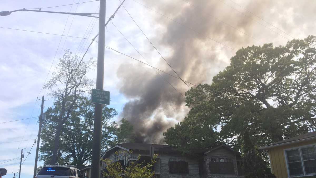 Birmingham firefighters battling 3 house fires in Ensley