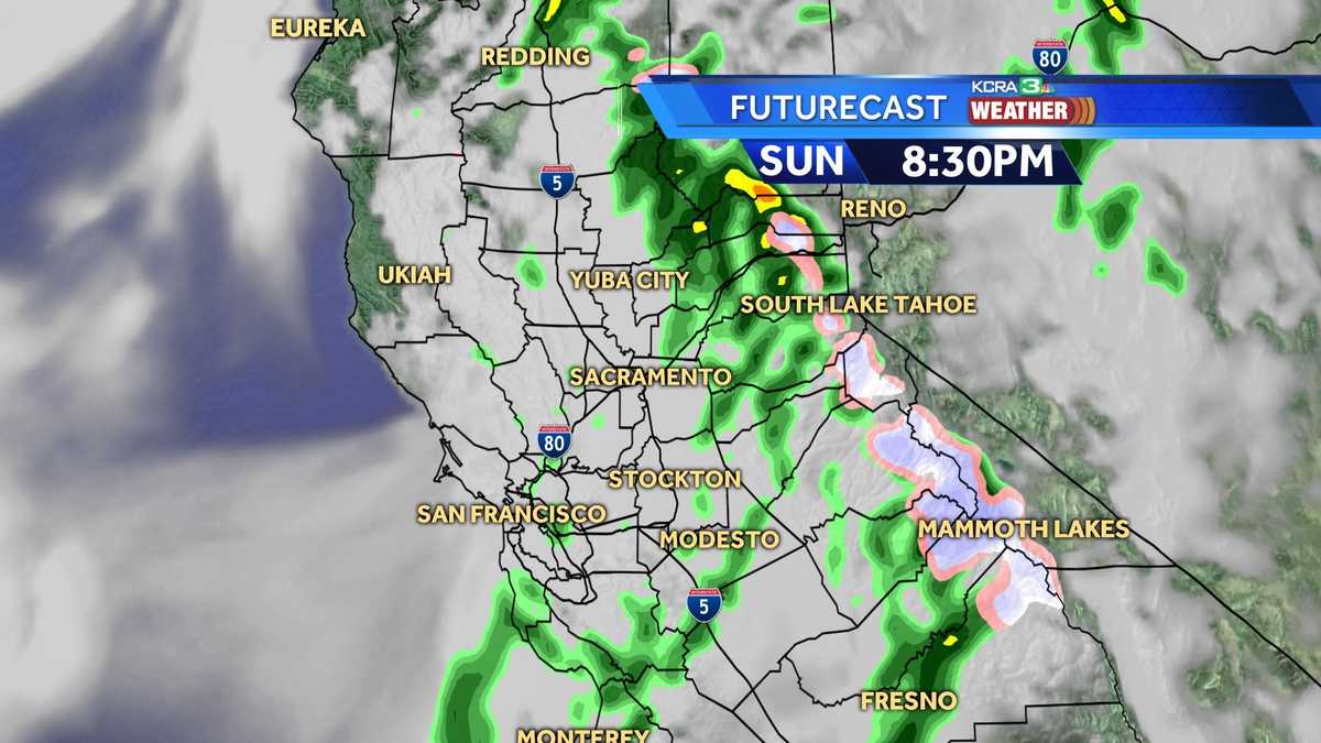 Rain, chilly weather moves into Northern California