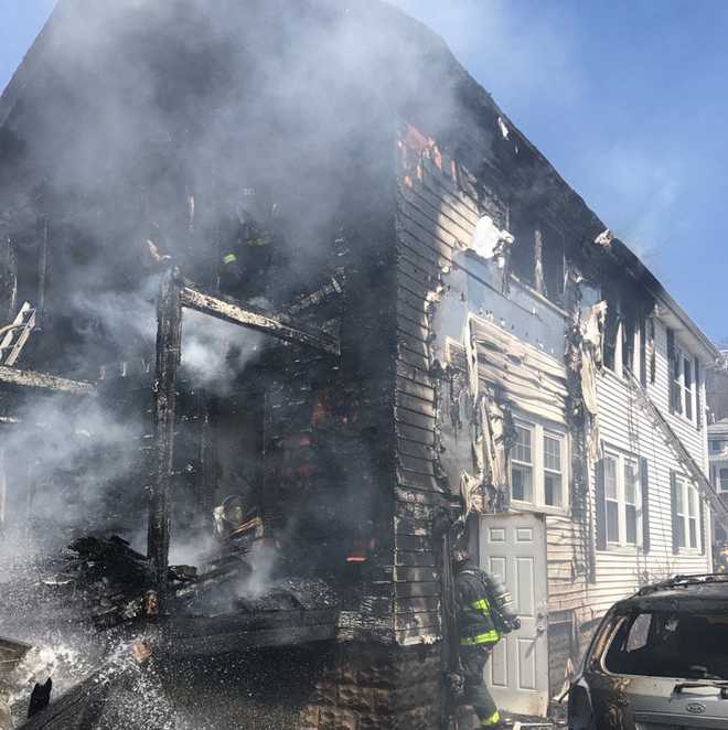 Resident rescued from massive Hyde Park fire in critical conditon