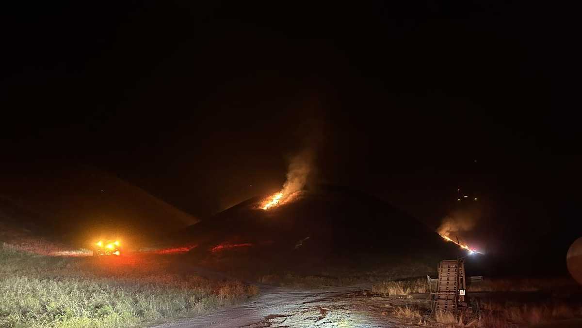 Forward progress stopped for fire burning in South Monterey County