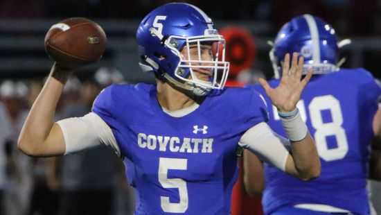 CovCath quarterback Caleb Jacob threw three touchdown passes to help lift the Colonels past Bowling Green in a KHSAA 5A state semifinal.