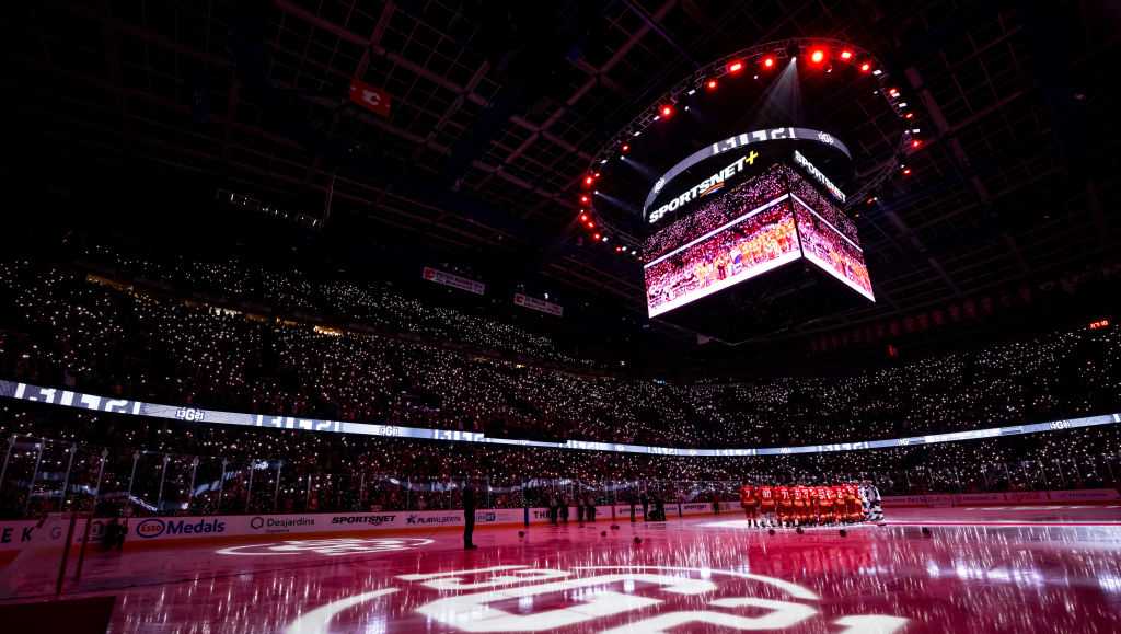 Calgary Flames Honor Johnny Gaudreau in Victory