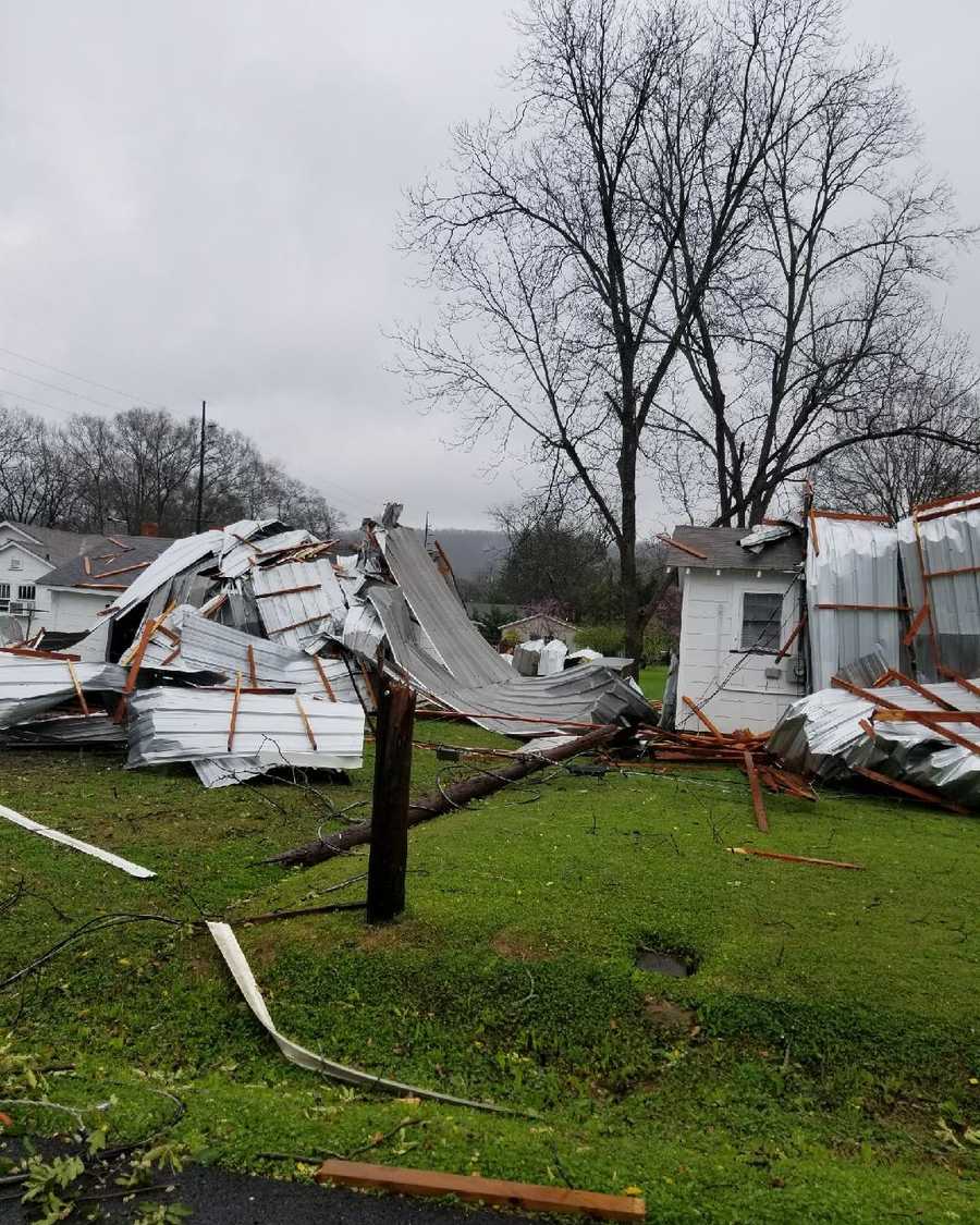 PHOTOS: Storm damage in Calhoun County